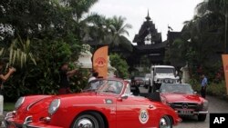 မှတ်တမ်းဓာတ်ပုံ။ ၂၀၁၃ ခုနှစ်က ရန်ကုန်မှာ လုပ်ခဲ့တဲ့ Burma Road Classic ပြပွဲ။