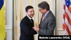 Президент України Володимир Зеленський зустрівся з міністром енергетики США Ріком Перрі