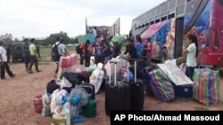 ထိုင်းနိုင်ငံမှာ ထွက်ခွာနေကြတဲ့ ရွှေ့ပြောင်းအလုပ်သမားများ။