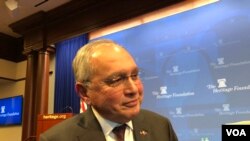 菲律宾驻美国大使罗穆亚尔德斯(Jose Manuel Romualdez) (美国之音黎堡2019年6月26日)