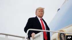 美国总统特朗普2020年1月23日前往佛罗里达州(美联社)