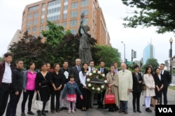 人权团体在华盛顿举行六四纪念活动 (美国之音杨晨拍摄)