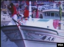 台湾渔船“广大兴28号”(来源:VOA视频截图)