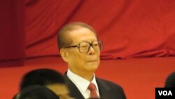 中共前最高领导人江泽民(资料照片,美国之音东方拍摄)