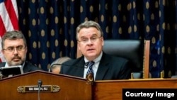 资料照片:美国国会众议员克里斯·史密斯.