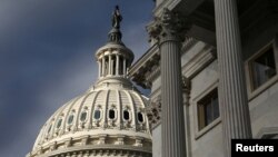 资料照片:美国国会大厦圆顶。