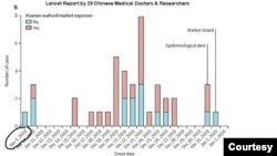《柳叶刀》今年1月刊载的文章显示,中国的零号病人在2019年12月1日发病。(图片由“洛杉矶视觉艺术家协会”提供)