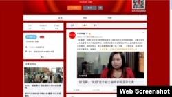 环球时报微博登载攻击“凤姐”文章(网络微博截图)