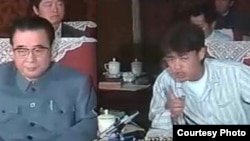 1989年民运期间,作为学生代表的吾尔开希与李鹏对话(网络图片)