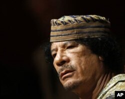 利比亚前领导人卡扎菲(资料照片)