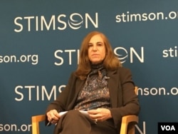 华盛顿智库德国马歇尔基金会中国项目主任葛来仪(Bonnie Glaser)(美国之音钟辰芳拍摄)