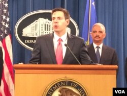 司法部助理部长卡林(美国之音 燕青拍摄)