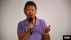 前香港大律师公会主席李志喜。(美国之音汤惠芸拍摄)