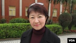 国民党立委庐秀燕(美国之音张永泰拍摄)