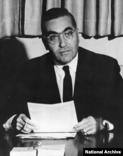 前美国大使安克志 (Leonard Unger) (图片来源:美国国家档案局NARA)