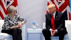 ကန်သမ္မတထရမ့် နဲ့ ဗြိတိန်ဝန်ကြီးချုပ်မေ တွေ့ဆုံ ကန်သမ္မတထရမ့် နဲ့ ဗြိတိန်ဝန်ကြီးချုပ်မေ တွေ့ဆုံ