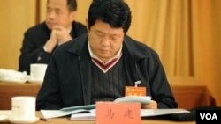 前中国国安部副部长马建(博闻社图片)
