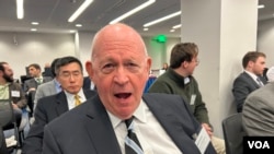 美国传统基金会中国战略高级研究员白邦瑞。(2024年10月10日,美国之音锺辰芳拍摄)