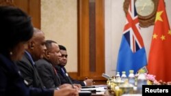 斐济外交部代表团2019年6月访问北京(路透社 )