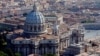 资料照:梵蒂冈圣彼得大教堂鸟瞰