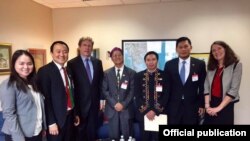 အရှေ့တောင်အာရှဆိုင်ရာ အမေရိကန် ဒုလက်ထောက် နိုင်ငံခြားရေးဝန်ကြီး Patrick Murphy နဲ့ အမေရိကန်ပြည်ထောင်စုမှာရှိတဲ့ ကချင် ခေါင်းဆောင်တွေ