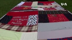 制作纪念被子讲述性侵幸存者的故事 制作纪念被子讲述性侵幸存者的故事