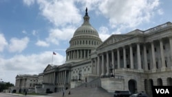 美国国会山大厦 (美国之音记者李逸华摄)