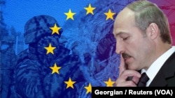 波兰与白俄罗斯边境难民危机。(根据路透社素材合成照)