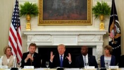 ကျန်းမာရေးစောင့်ရှောက်မှု ဥပဒေပြင်ဖို့ Reupblican အမတ်တွေကို Trump ဖိအားပေး ကျန်းမာရေးစောင့်ရှောက်မှု ဥပဒေပြင်ဖို့ Reupblican အမတ်တွေကို Trump ဖိအားပေး