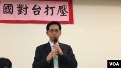 华府台湾同乡会会长简明子(美国之音钟辰芳拍摄)