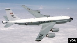 资料照:美国空军RC-135U电子侦察机。