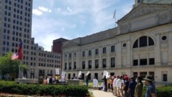 မြန်မာ့အရေး တက်ကြွသူတွေ Fort Wayne မြို့မှာ စုဝေးဆန္ဒပြ မြန်မာ့အရေး တက်ကြွသူတွေ Fort Wayne မြို့မှာ စုဝေးဆန္ဒပြ