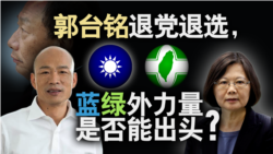 海峡论谈:郭台铭退党退选,蓝绿外力量是否能出头? 海峡论谈:郭台铭退党退选,蓝绿外力量是否能出头?