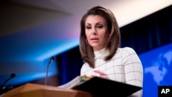 Речниця Державного департаменту США Морган Ортаґус