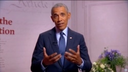 美国前总统奥巴马2020年8月19日在民主党全国代表大会上发言(民主党全代会视频截图)