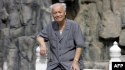 中共自由派代表人物李锐,照片拍摄于2006年9月