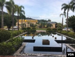 七星海酒店外的景色(美国之音莉雅拍摄)