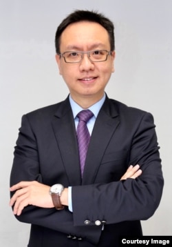 位于台北的淡江大学国际事务与战略研究所副教授李大中(照片提供:李大中)