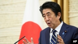 资料照:日本首相安倍晋三。