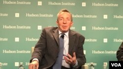 哈德逊研究所海上力量研究中心主任克洛普西(美国之音钟辰芳拍摄)