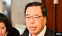 立法會主席梁君彥。(2019年5月14日,美國之音湯惠芸拍摄)