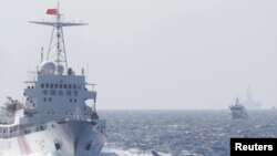 中国海警船只在南中国海巡逻 (2014年5月14日)