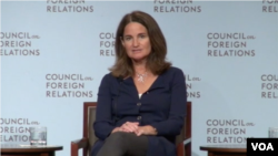 易明 (Elizaeth Economy),美国外交关系协会亚洲研究主任 (美国之音方冰拍摄)