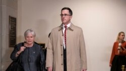 前特朗普高级国安顾问莫里森抵达国会，准备在闭门听证会上作证。(2019年10月31日)