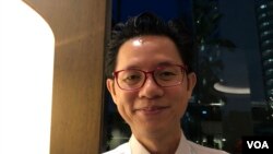 国际战略研究所亚洲分部资深研究员钟伟伦William Choong (美国之音黎堡2019年5月30日摄)