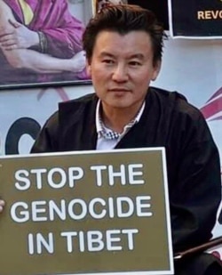 “国际西藏网络指导委员会”成员达马丘(TaoTenzing Dhamcho) (照片由本人提供)