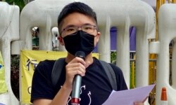 社民连外务副主席周嘉发表示,国安法的审讯程序与香港人认识的法律程序有所不同,他质疑中国大陆的司法制度好像逐步”僭建“在香港 (美国之音/汤惠芸)