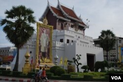 泰国东北部的呵叻市是中泰高铁第一期的终点。(美国之音朱诺拍摄,2015年7月23日)