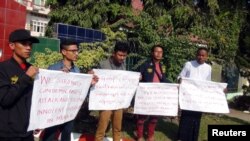 မြောက်ဦးအဓိကရုဏ်း လုံခြုံရေးကိုင်တွယ်မှုကို တုံ့ပြန်ဆန္ဒပြ