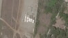 卫星影像显示部署于菲律宾一座机场的提丰导弹系统。(Planet Labs/路透社)